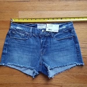 NWT Sz 27 Frame Denim Le Cutoff Short